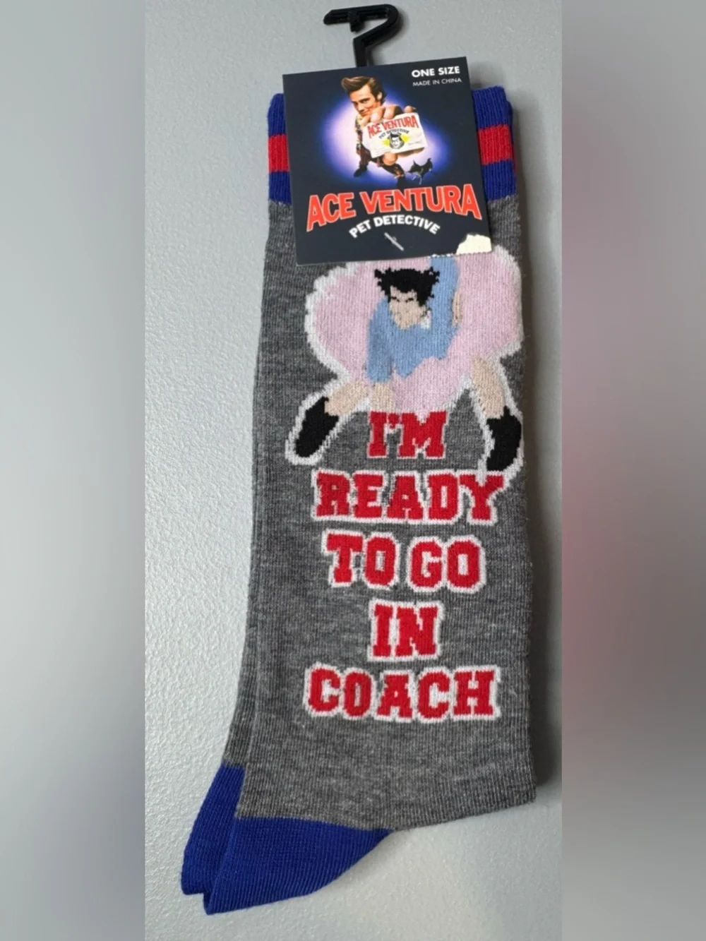 Ace Ventura movie “ I'm Ready To Go In Coach